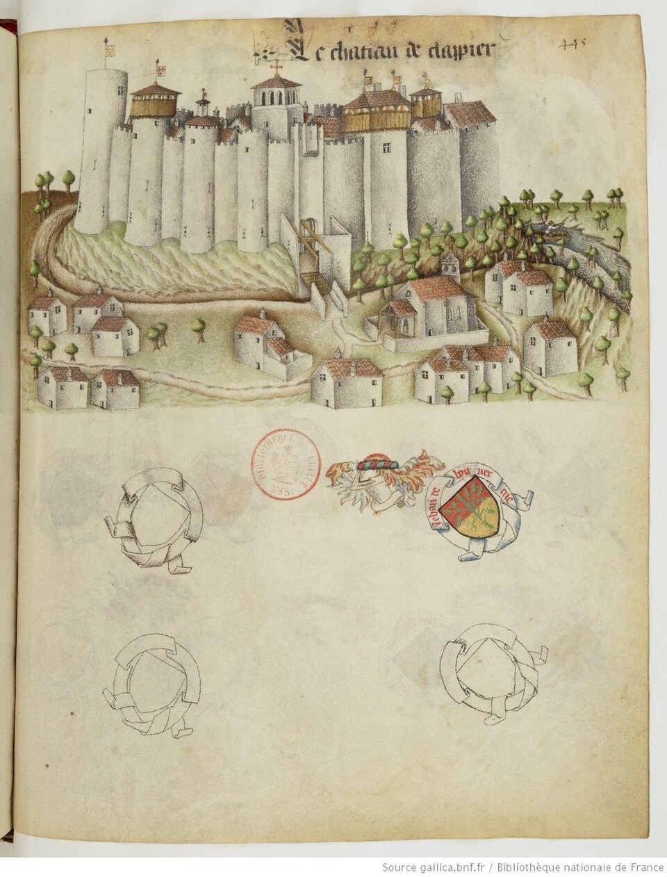 Cleppé dans l'armorial de Revel.